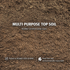 Multi Purpose Topsoil Premium BS3882 Certified Sandy Loam Topsoil